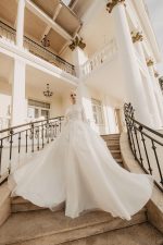 Long sleeve wedding dress - Enigma with Hand Embroidery