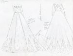Off the shoulder wedding dress - Catherine - Image 3
