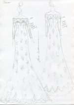 Off the shoulder wedding dress - Catherine - Image 5