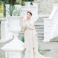 Boho wedding dress