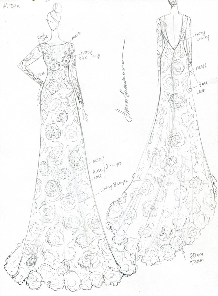 Backless wedding dress - Anna Skoblikova
