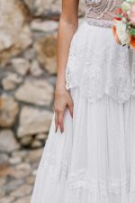 Backless wedding dress \ Anna Skoblikova \ Gentle Angel \ 2021