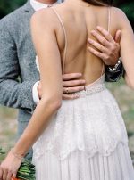Backless wedding dress \ Anna Skoblikova \ Gentle Angel \ 2021