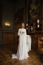 Crepe wedding dress - Nevada  Anna Skoblikova  0180 | Photo 6