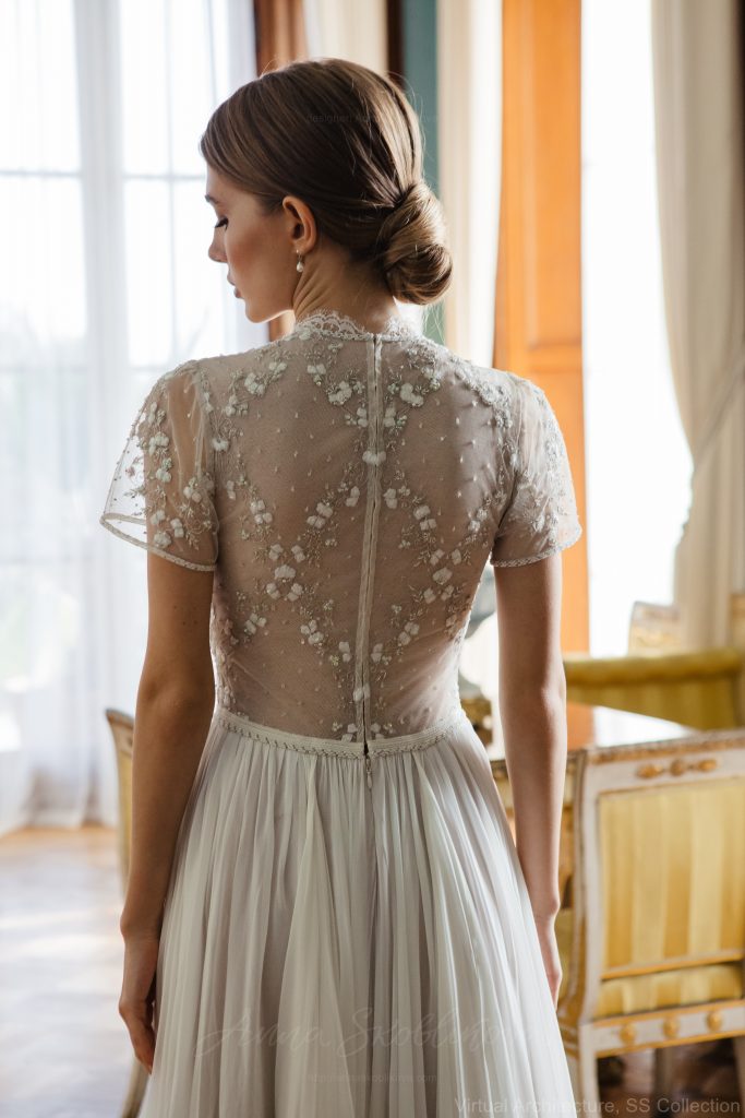 Chiffon wedding dress - Oseana \ Anna Skoblikova \ 0171 \ Photo 4