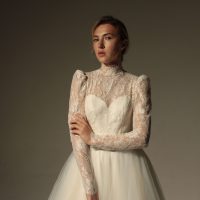 High neck long sleeve wedding dress - Anna // Anna Skoblikova // 0189 // Photo 1