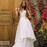 High low wedding dress - Elena \ Anna Skoblikova \ 0193 | Photo 1