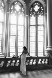 White spaghetti strap dress - Krystal \ Anna Skoblikova \ 0232 | Photo 8