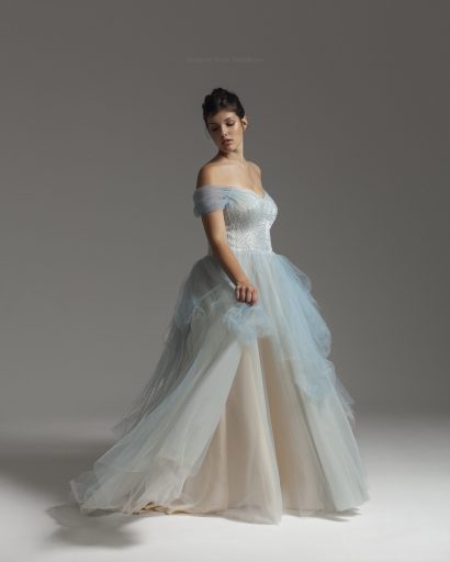 Blue Plus size wedding dress | Photo 1 | Anna Skoblikova